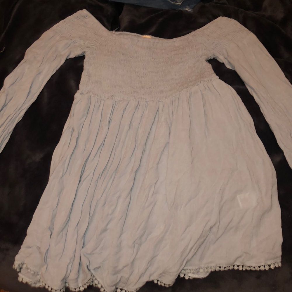 blue party shirt